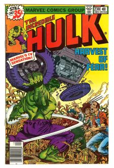 INCREDIBLE HULK #230 6.5 front cover