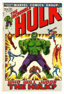 INCREDIBLE HULK #152 5.5 front cover