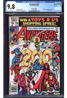 AVENGERS #200 CGC 9.8 WHITE PAGES front cover
