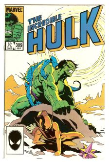 INCREDIBLE HULK #309 9.0 front cover