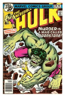 INCREDIBLE HULK #228 7.5 front cover