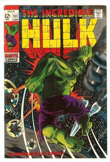 INCREDIBLE HULK #111 4.5 front cover