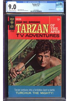 TARZAN #171 CGC 9.0 OW/WH PAGES front cover