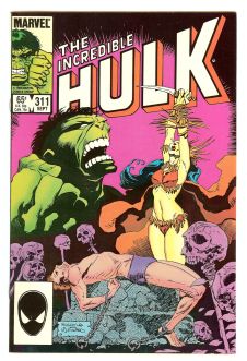 INCREDIBLE HULK #311 9.0 front cover