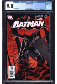 BATMAN #655 CGC 9.8 WHITE PAGES front cover