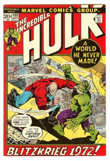 INCREDIBLE HULK #155 7.0 front cover