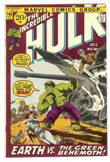 INCREDIBLE HULK #146 6.5 front cover