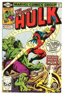 INCREDIBLE HULK #246 8.5 front cover