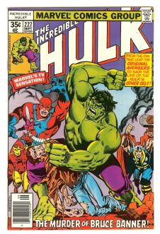 INCREDIBLE HULK #227 7.5 front cover