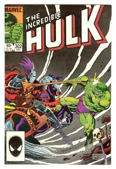 INCREDIBLE HULK #302 8.5 front cover
