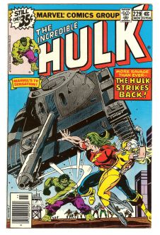 INCREDIBLE HULK #229 6.5 front cover