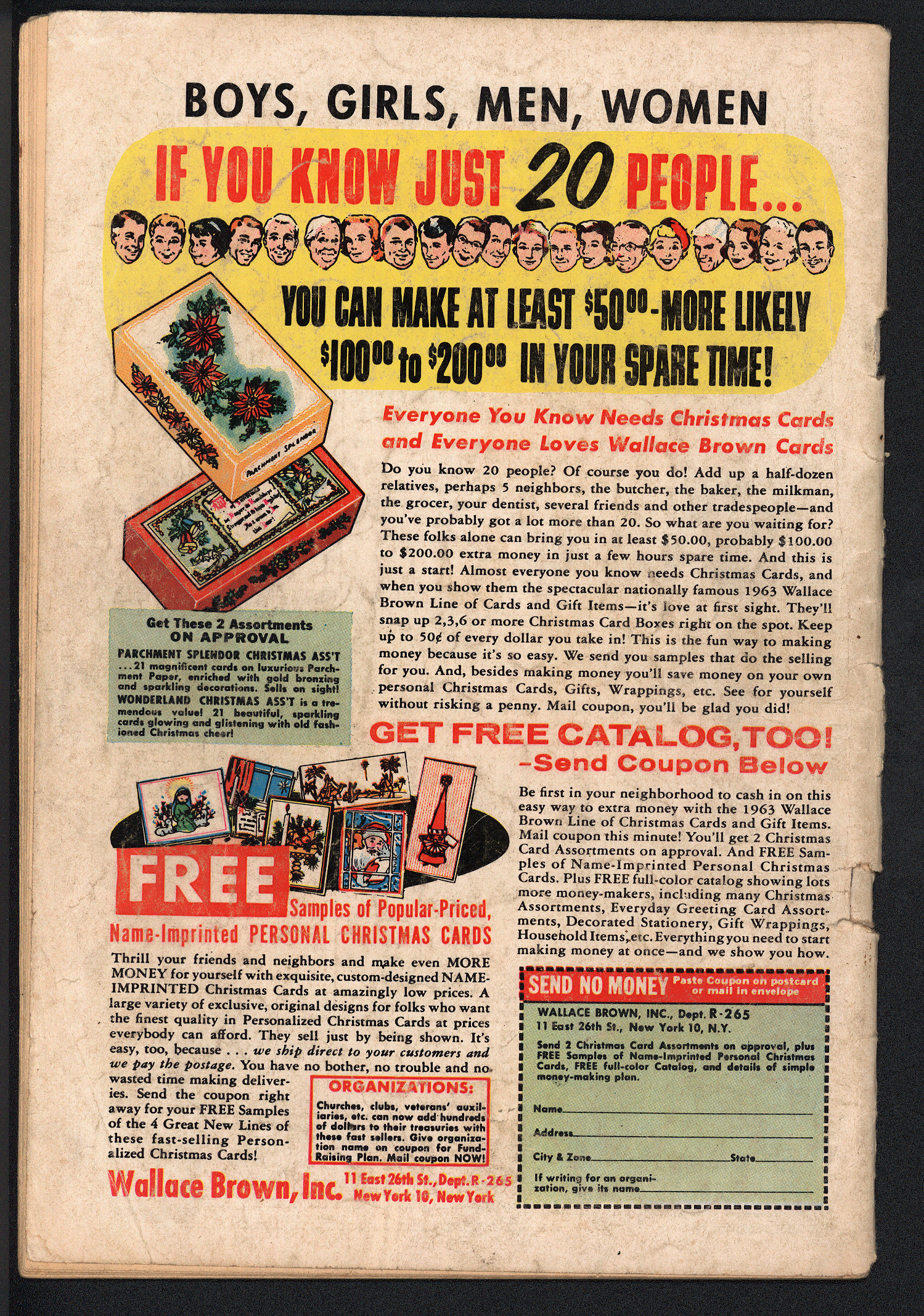 ADVENTURE COMICS Back Cover