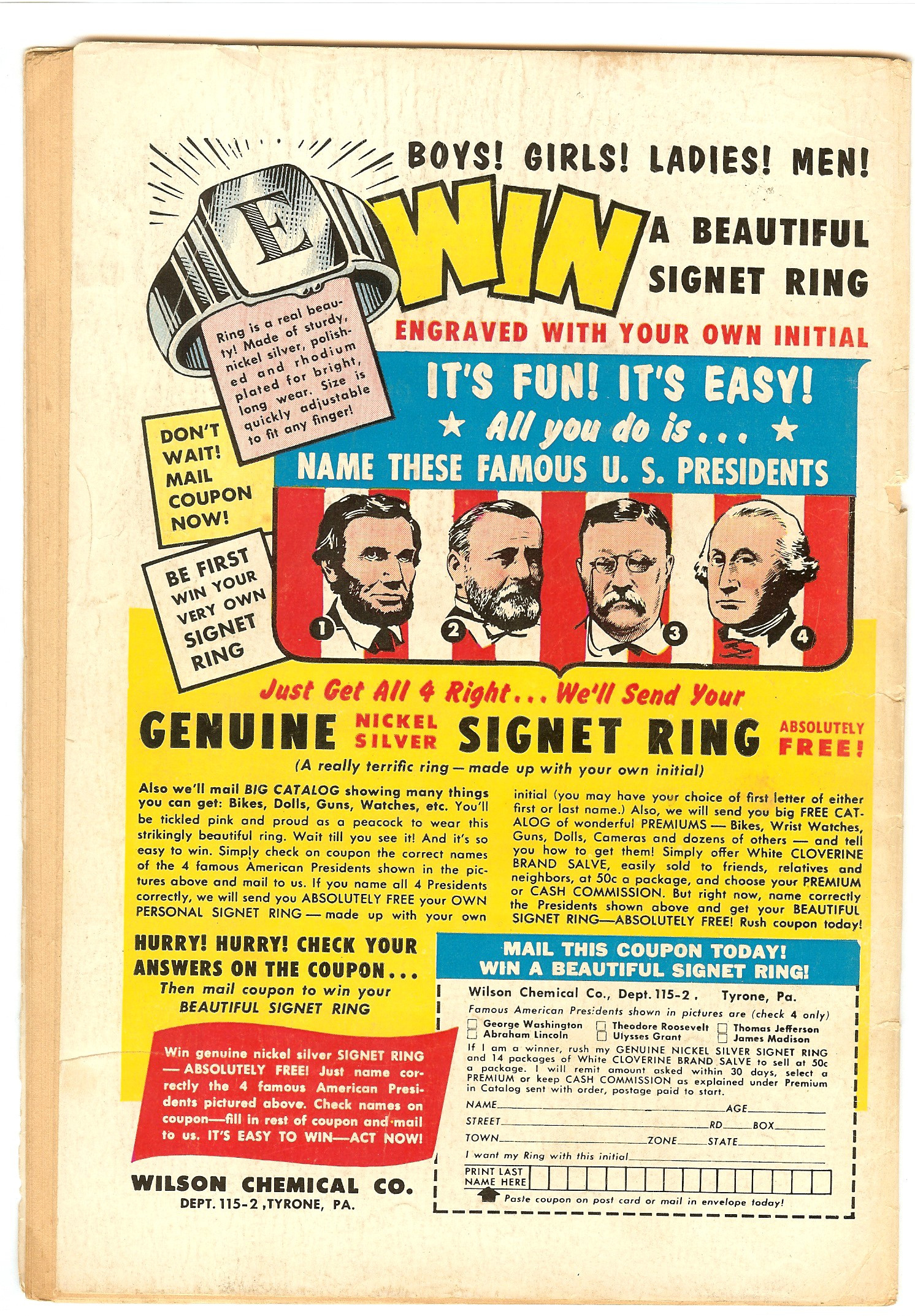 DETECTIVE COMICS Back Cover