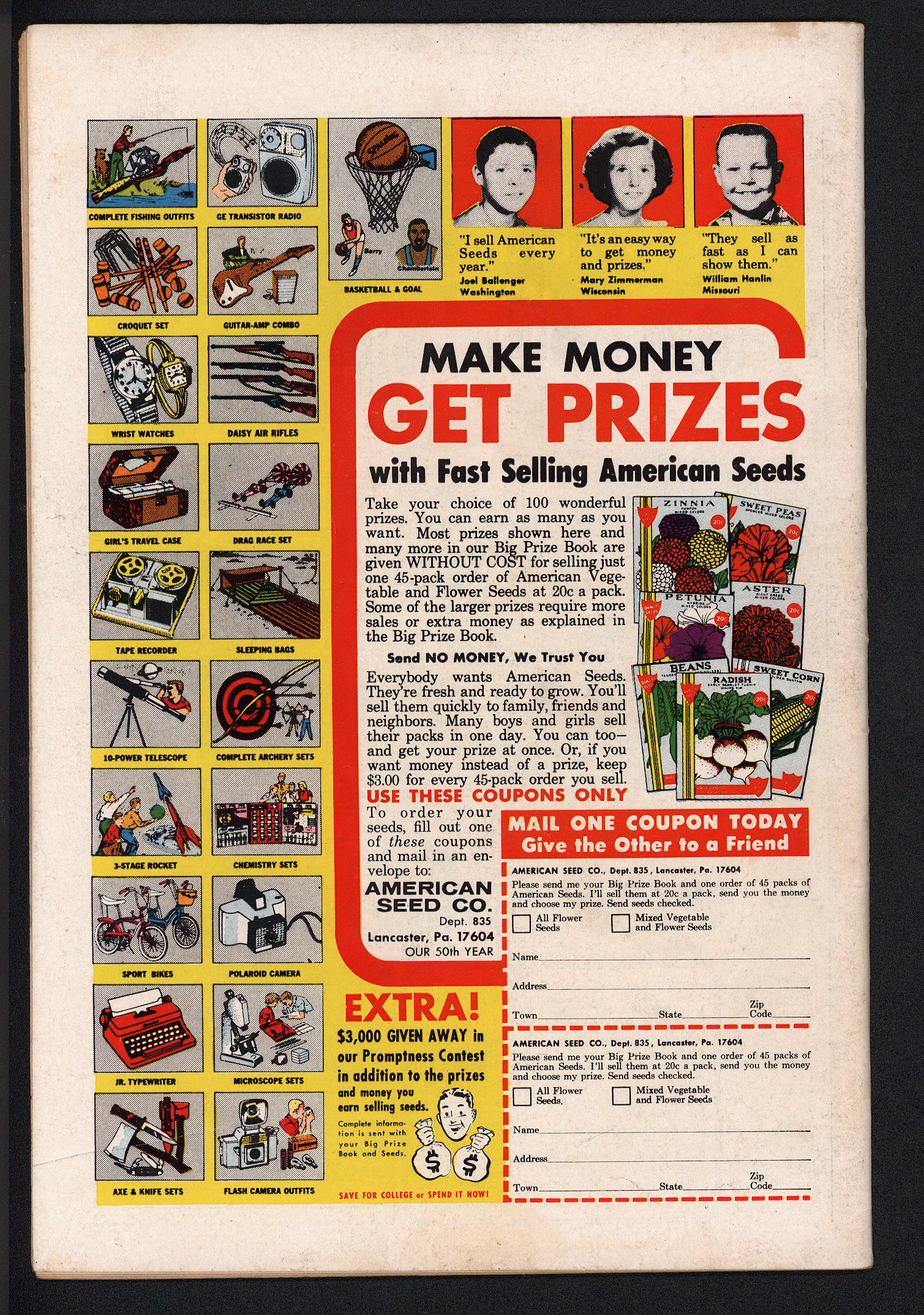 ACTION COMICS Back Cover