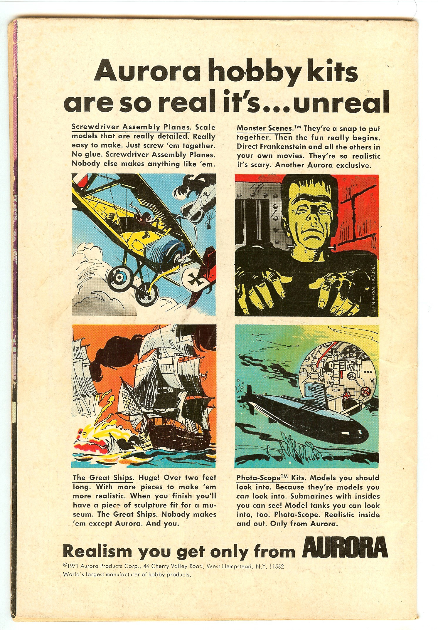 JUSTICE LEAGUE OF AMERICA Back Cover