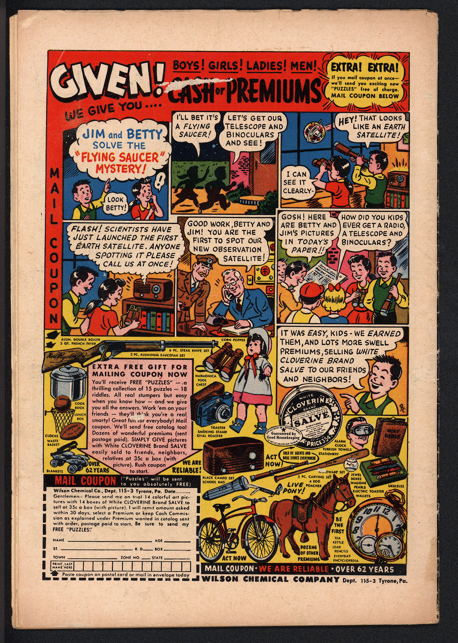 ACTION COMICS Back Cover