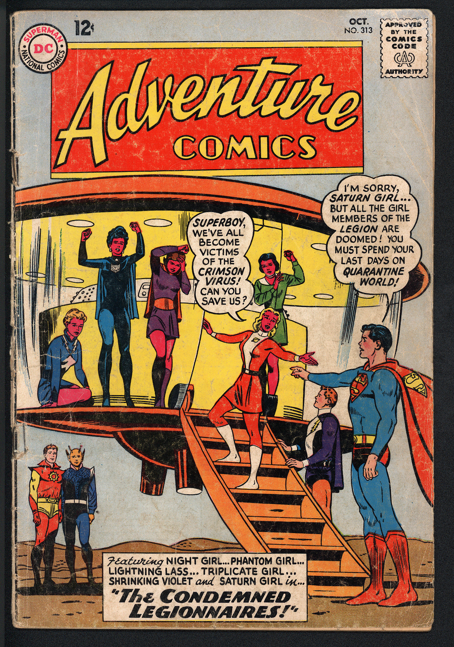 ADVENTURE COMICS Front Cover