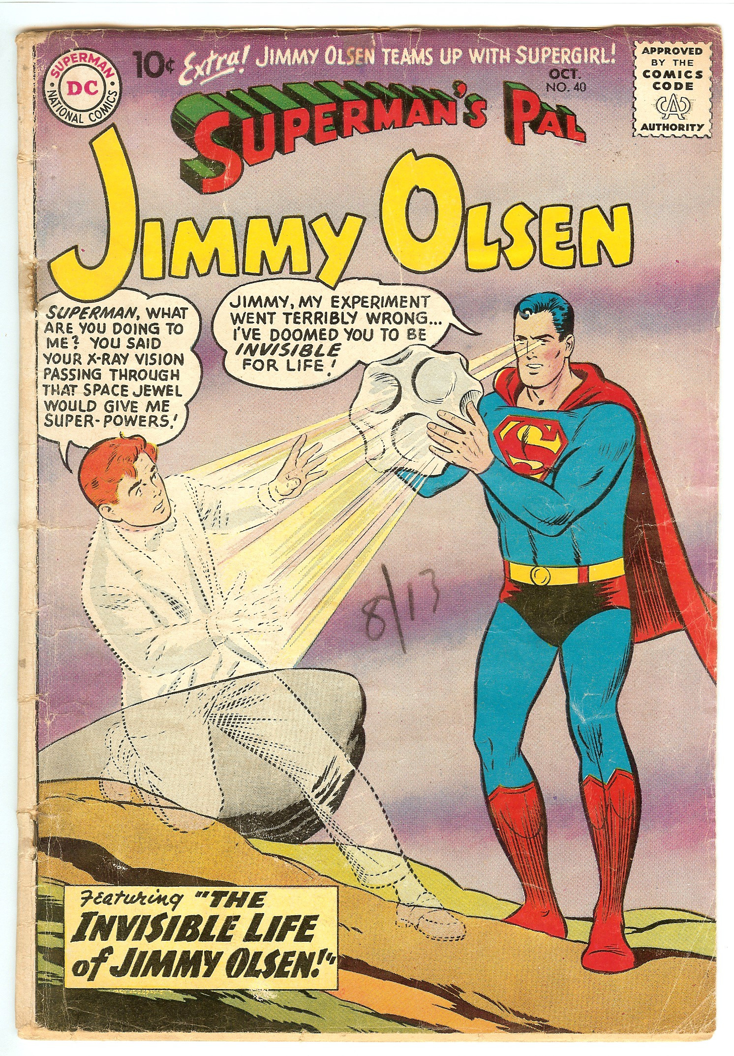 SUPERMAN'S PAL JIMMY OLSEN Front Cover