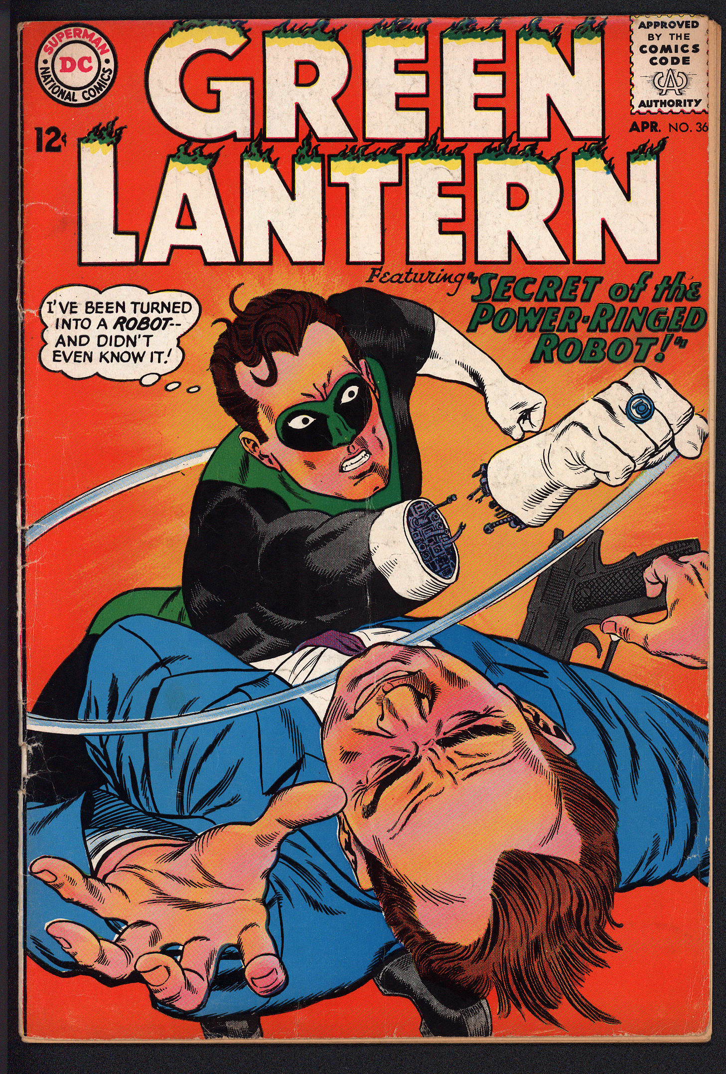 GREEN LANTERN Front Cover