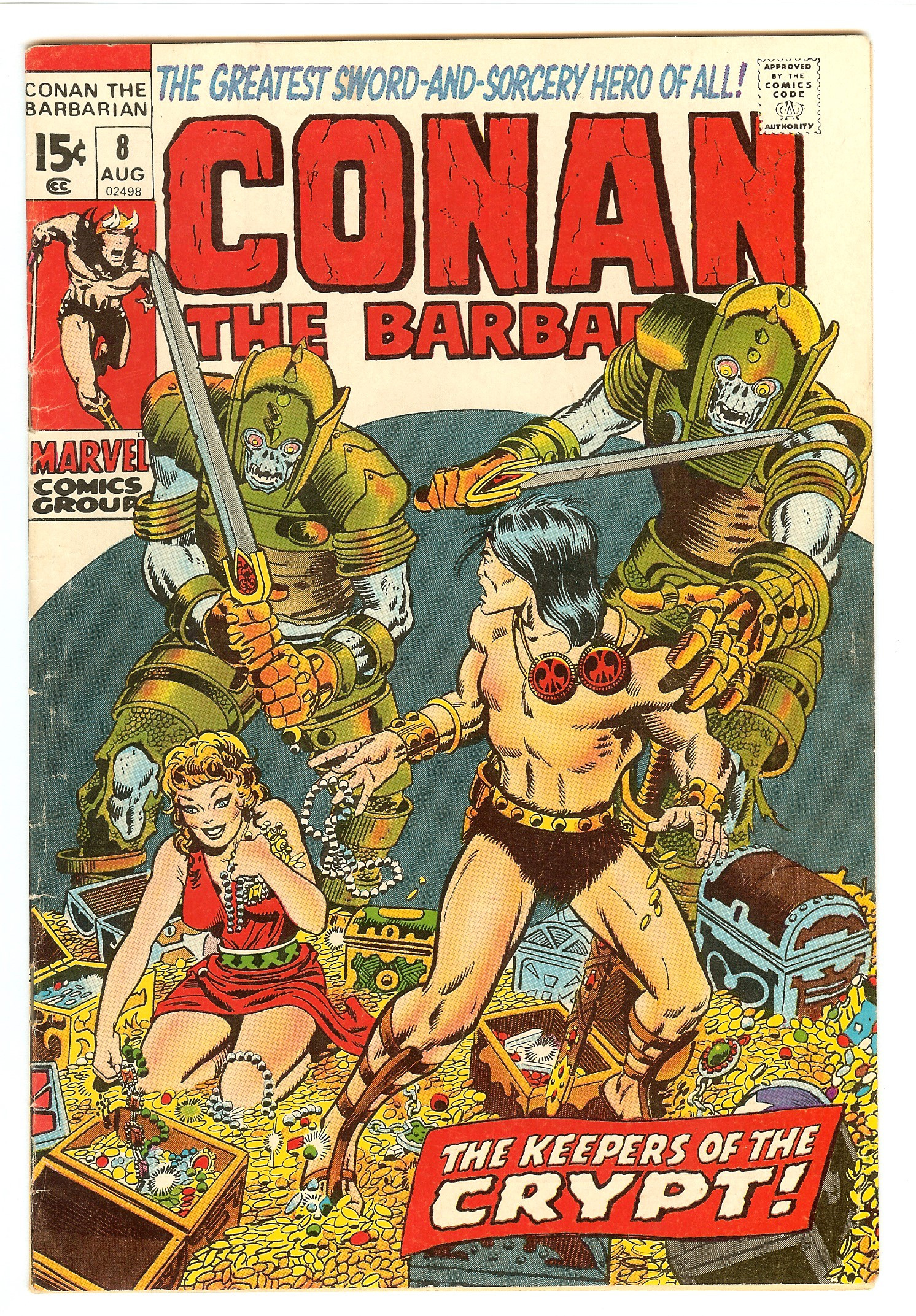 Lot of 8 Marvel Conan The Barbarian Comic Books Savage Sword of Conan #1 and Conan the Barbarian #8 Both in  main image 4
