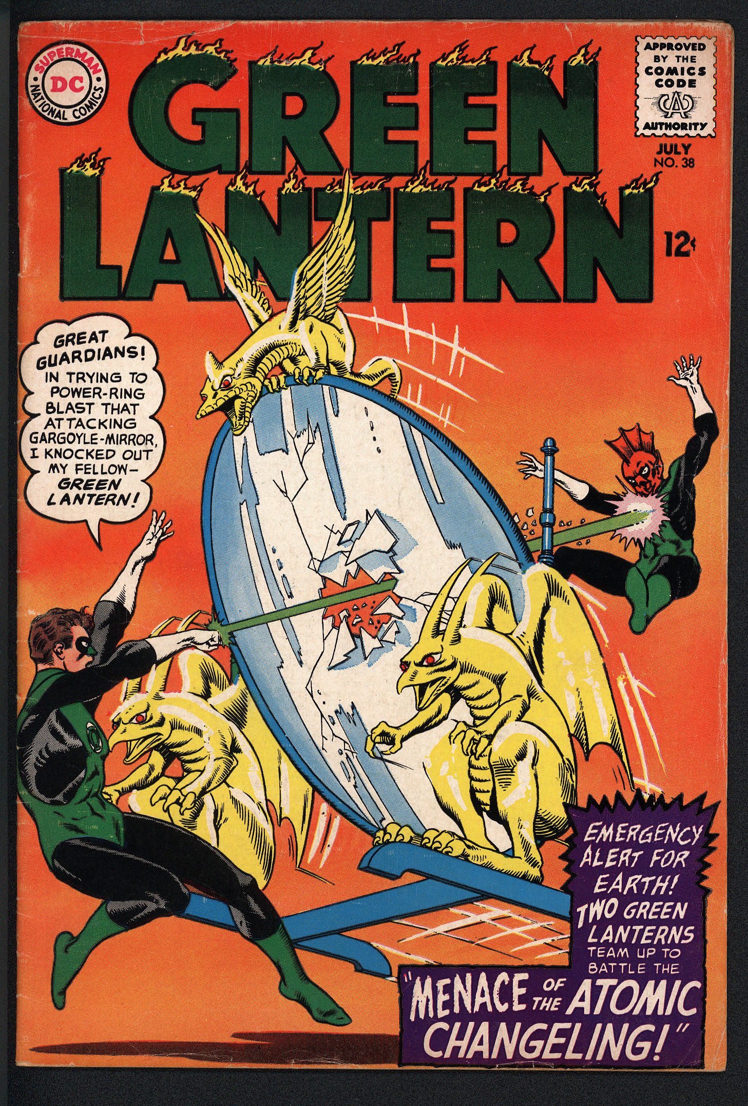 GREEN LANTERN Front Cover