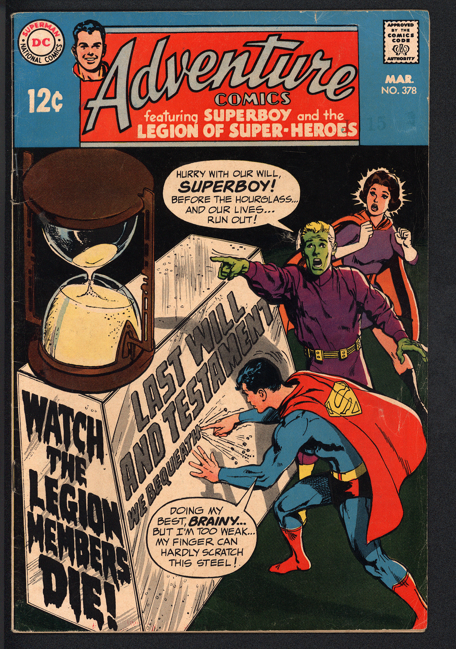 ADVENTURE COMICS Front Cover