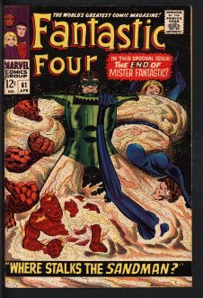 FANTASTIC FOUR #61 4.5 front cover