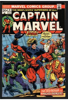 CAPTAIN MARVEL #31 6.5 front cover