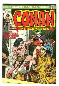 CONAN THE BARBARIAN #34 4.5 front cover
