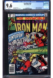 IRON MAN #143 CGC 9.6 WHITE PAGES front cover