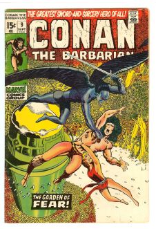 CONAN THE BARBARIAN #9 3.5 front cover