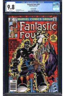 FANTASTIC FOUR #229 CGC 9.8 WHITE PAGES front cover
