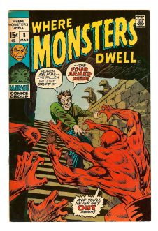 WHERE MONSTERS DWELL #8 4.5 front cover