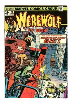 WEREWOLF BY NIGHT #21 7.0 front cover
