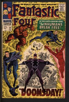 FANTASTIC FOUR #59 4.5 front cover