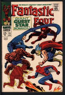 FANTASTIC FOUR #73 6.5 front cover