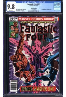 FANTASTIC FOUR #231 CGC 9.8 WHITE PAGES front cover