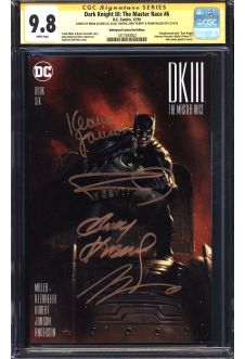 DARK KNIGHT III: THE MASTER RACE #6 CGC 9.8 WHITE PAGES front cover