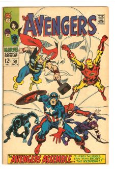 AVENGERS #58 5.5 front cover