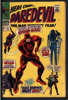 DAREDEVIL #27 2.5 front cover