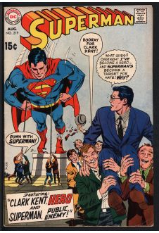 SUPERMAN #219 6.0 front cover