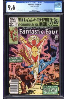 FANTASTIC FOUR #239 CGC 9.6 WHITE PAGES front cover