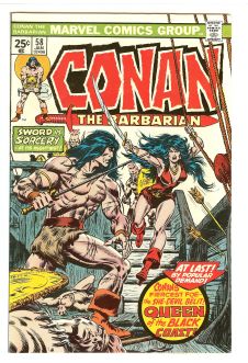 CONAN THE BARBARIAN #58 6.0 front cover