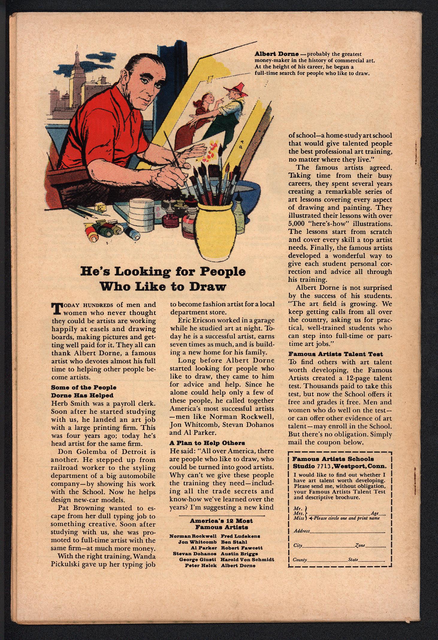 STRANGE TALES Back Cover