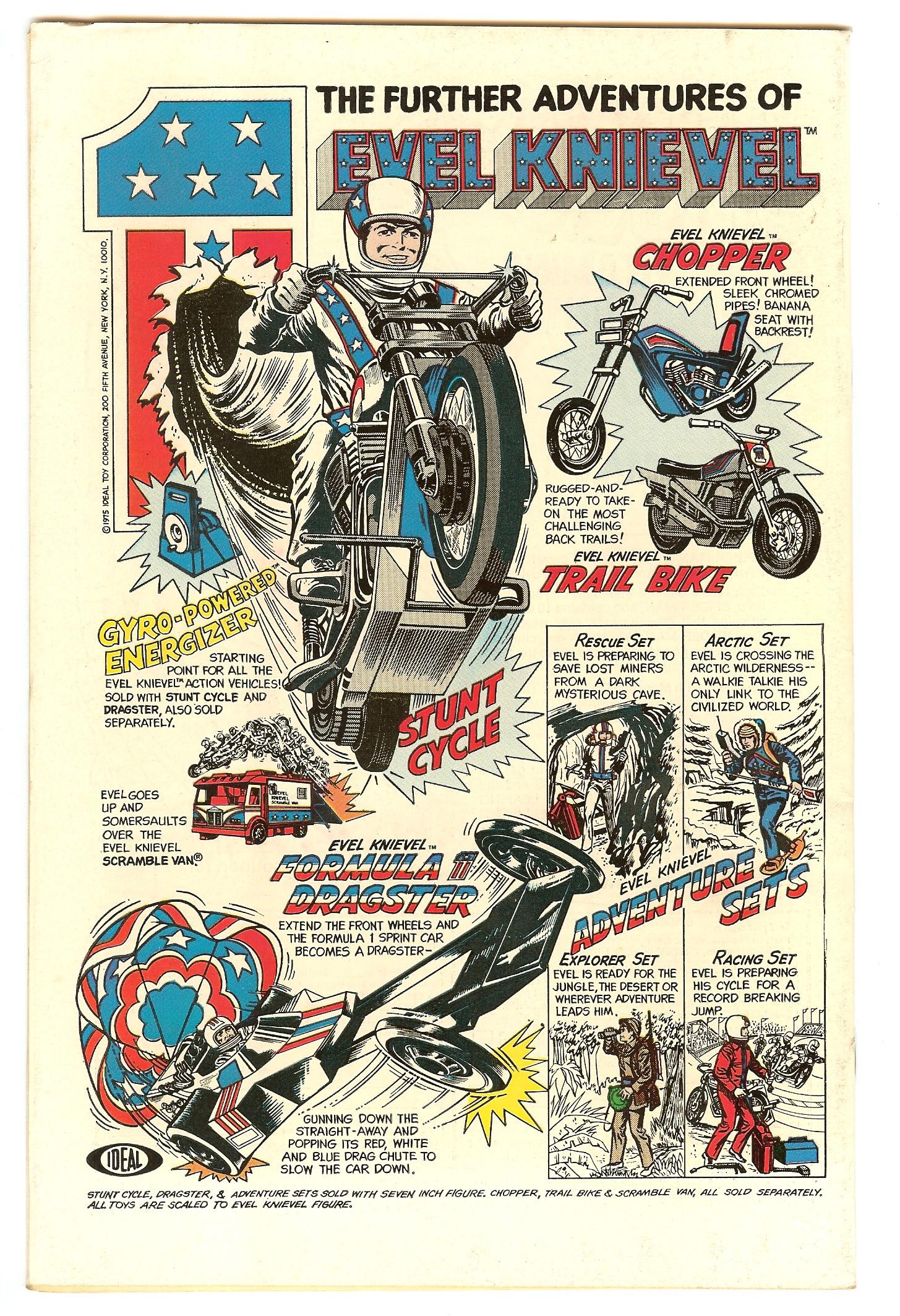 MARVEL CHILLERS Back Cover