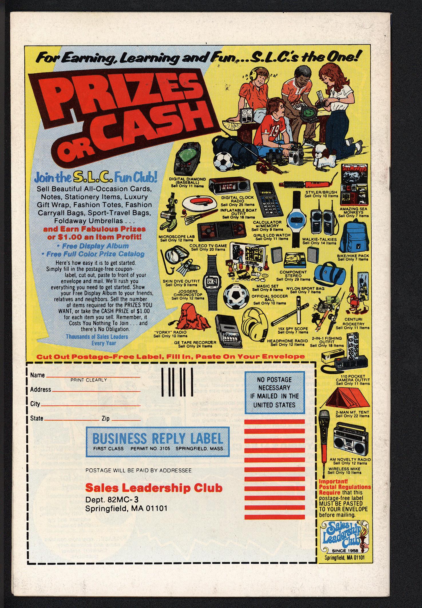 INCREDIBLE HULK Back Cover