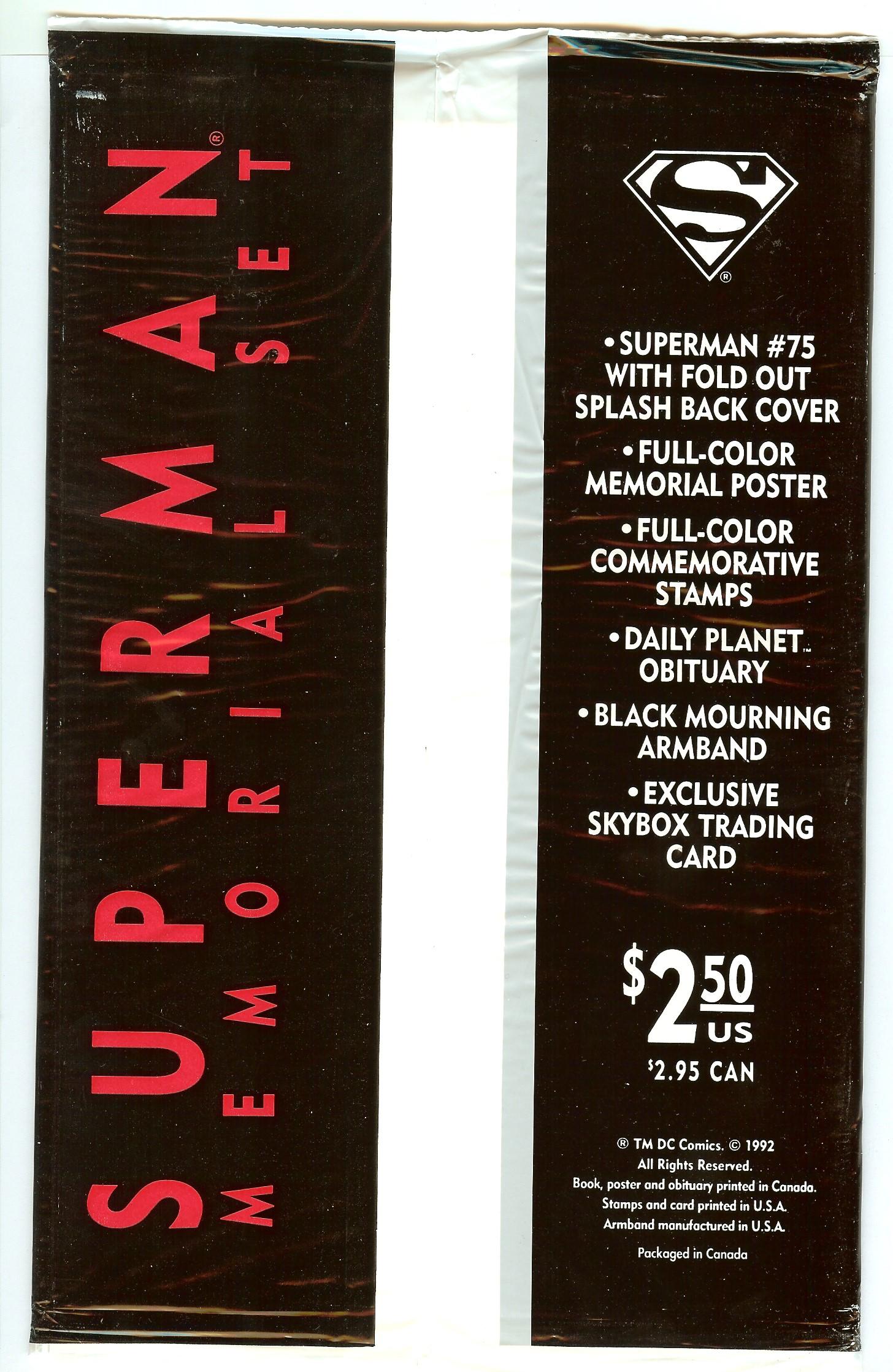 SUPERMAN Back Cover