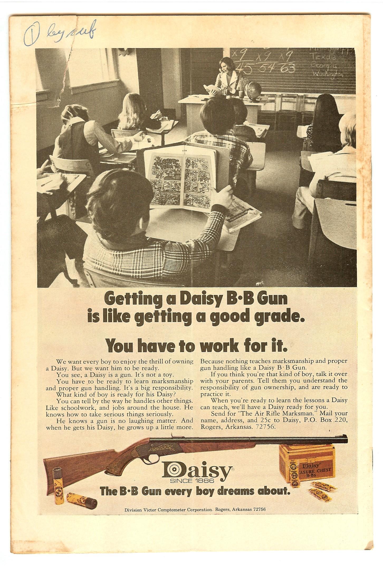 SWAMP THING Back Cover