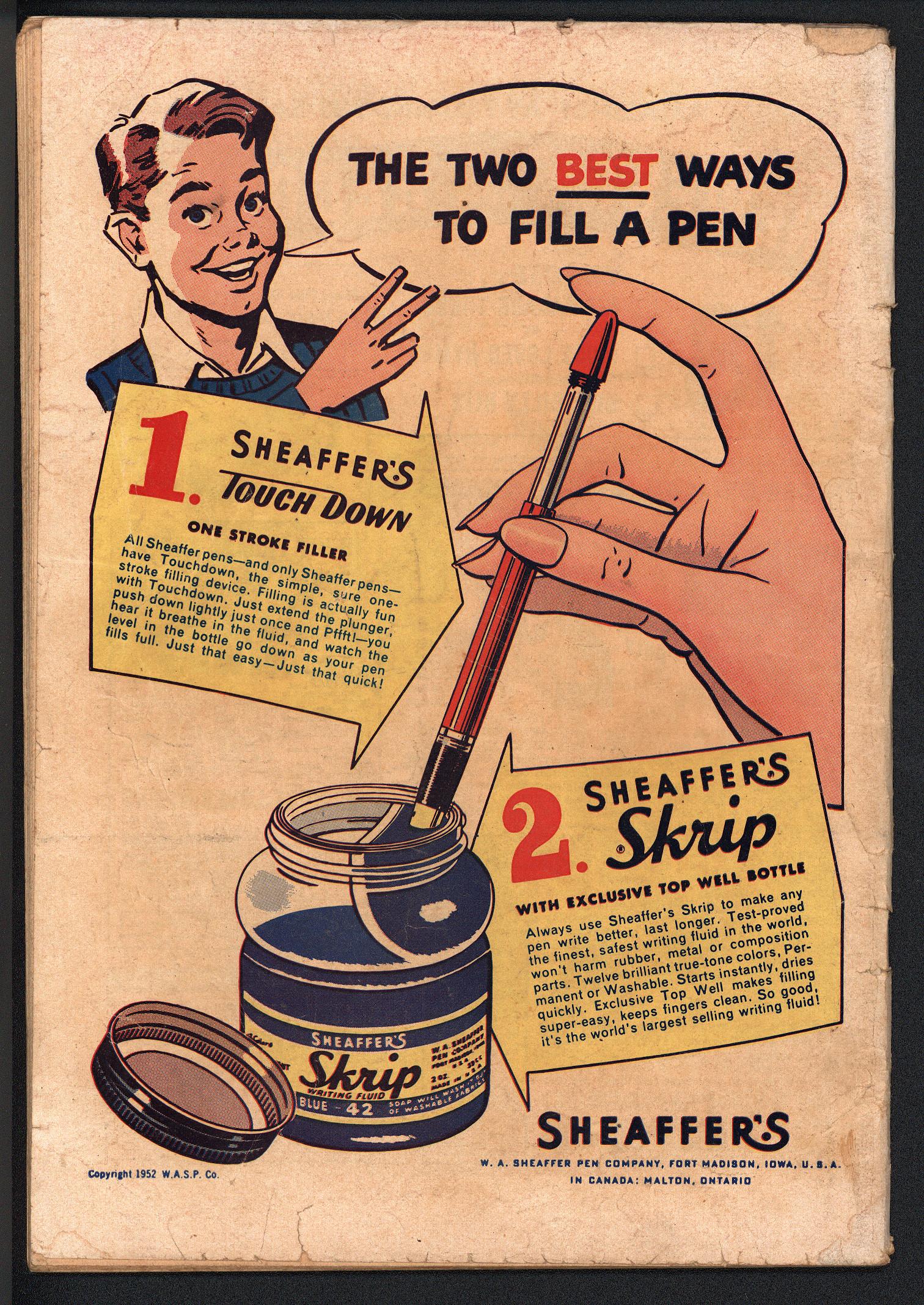 ARCHIE COMICS Back Cover