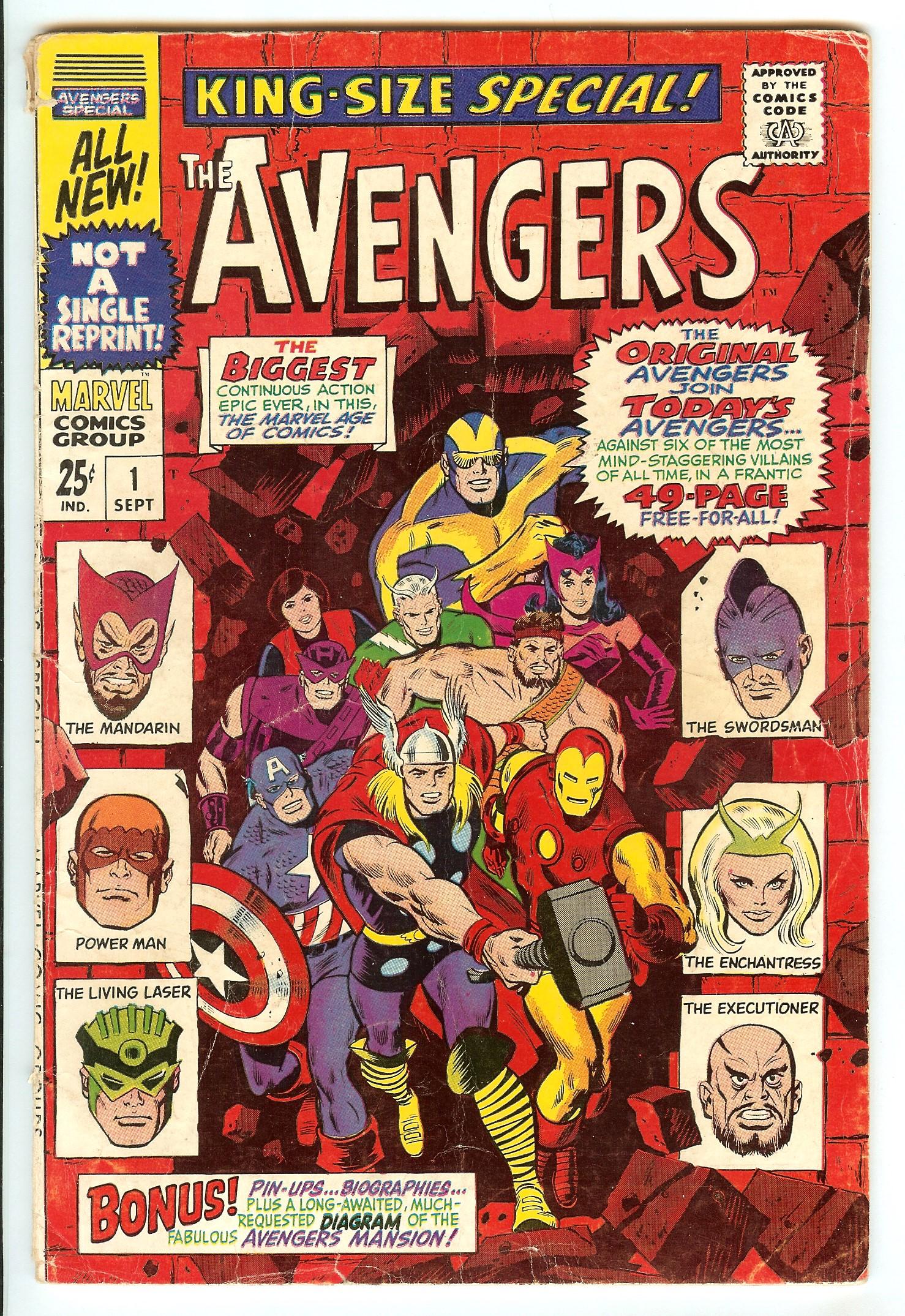 AVENGERS ANNUAL Front Cover